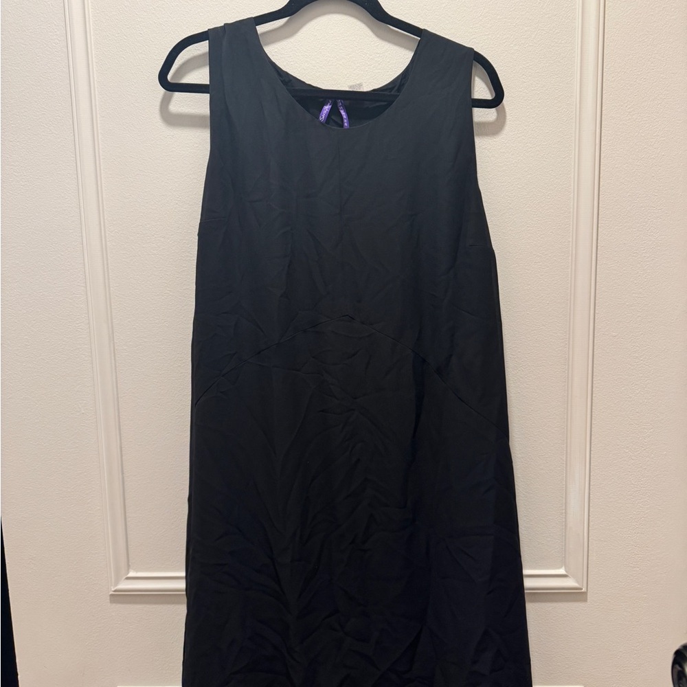 Maternity Black Sleeveless Dress